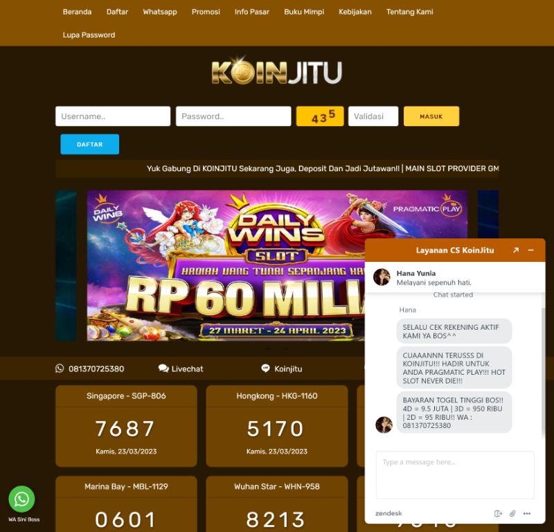 Koinjitu : Pilihan Utama Pemain Slot Pragmatic Play Indonesia